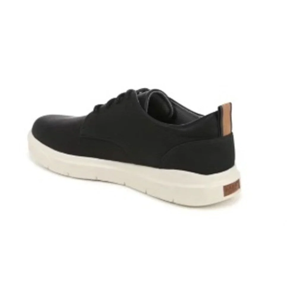 Dr Scholls Madison Oxford Sneakers 12M Black Leather Sport Sole Comfort Casual